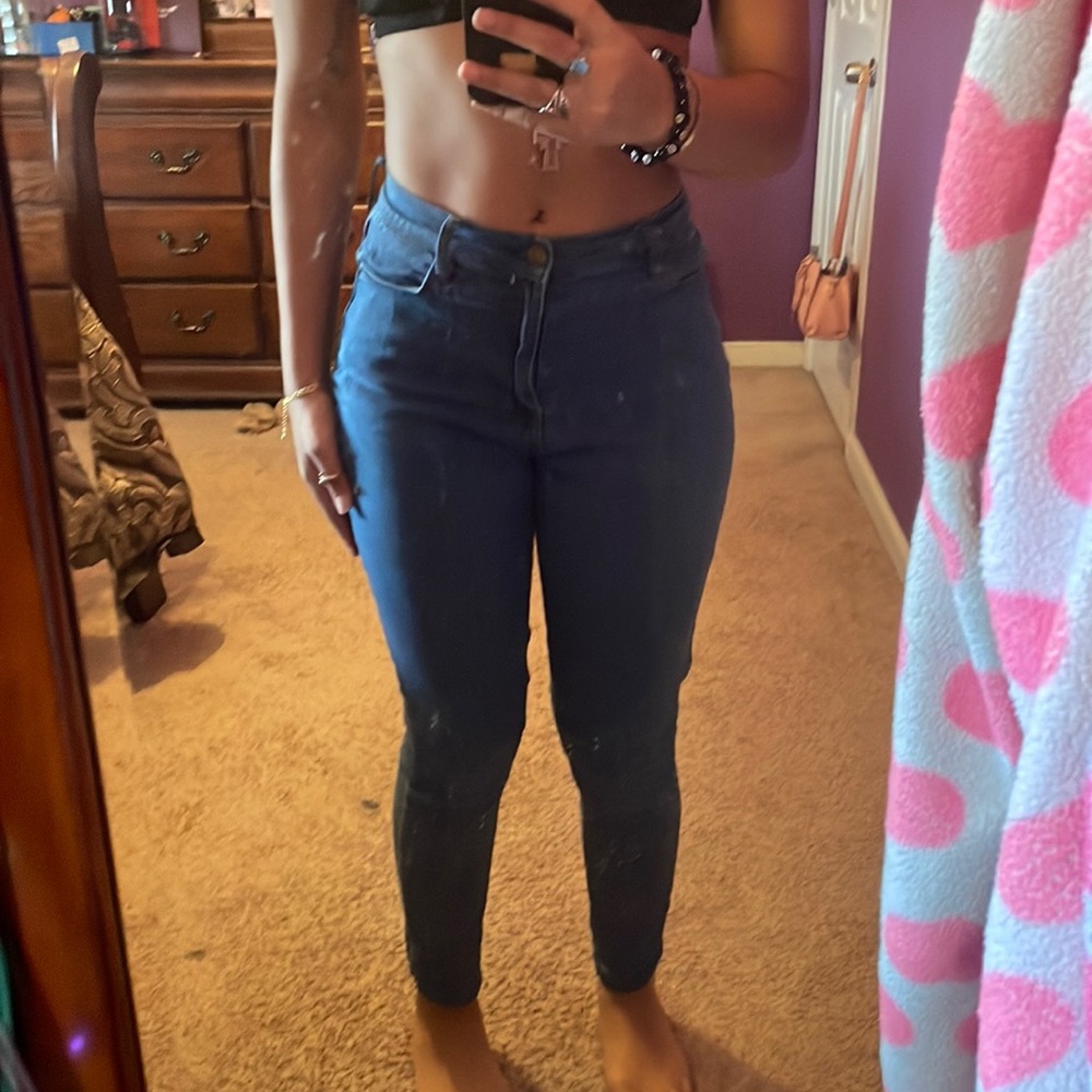 DARK WASH PACSUN SKINNY JEANS MEDIUM